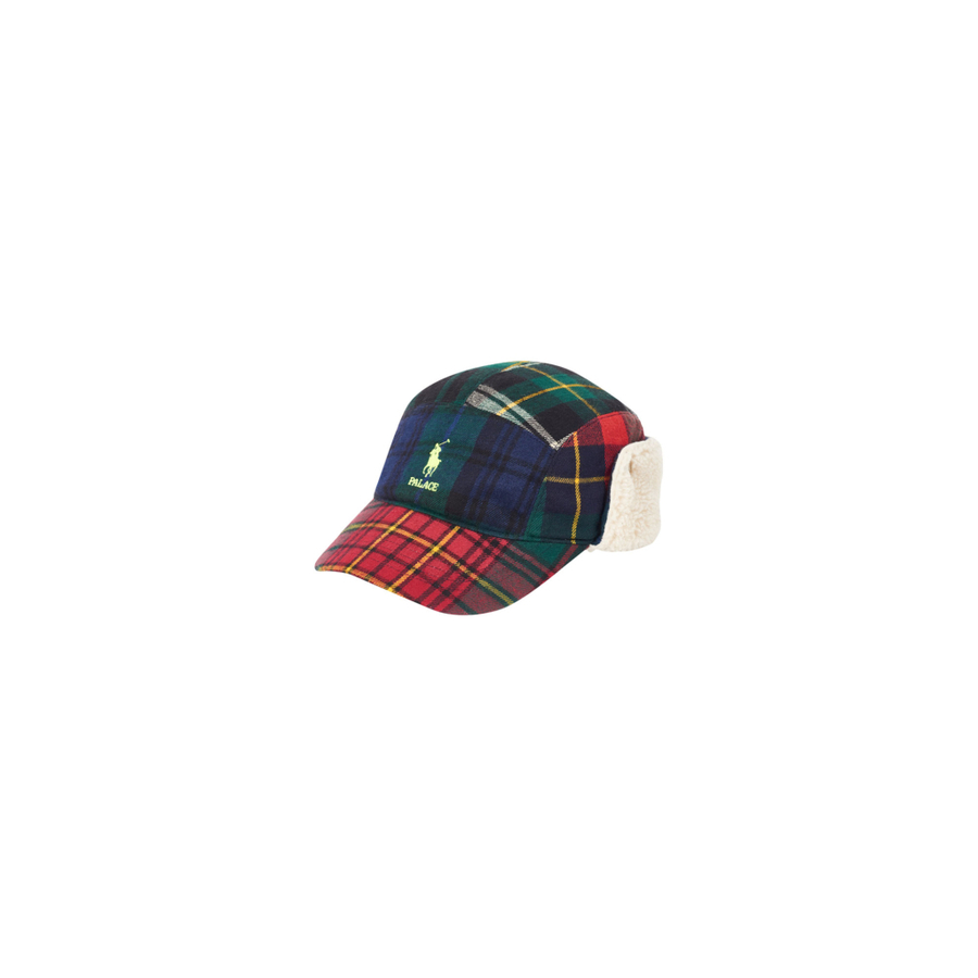 Thumbnail PALACE RALPH LAUREN HUNTING CAP POLAR FLEECE PLAID MULTI one color