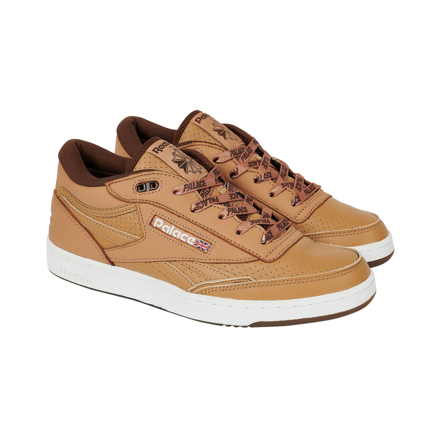 Thumbnail PALACE REEBOK CLUB C MID II REVENGE SOFT CAMEL / BRUSH BROWN / REEBOK LE 5 one color