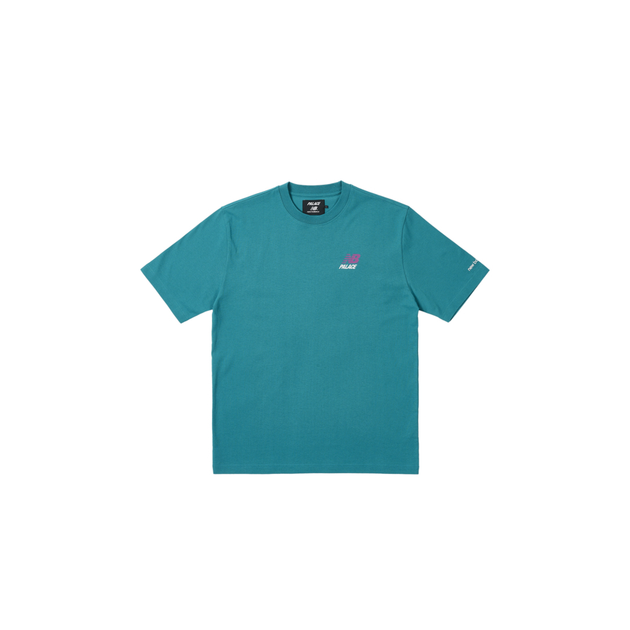 Thumbnail PALACE NEW BALANCE LOGO T-SHIRT TEAL one color