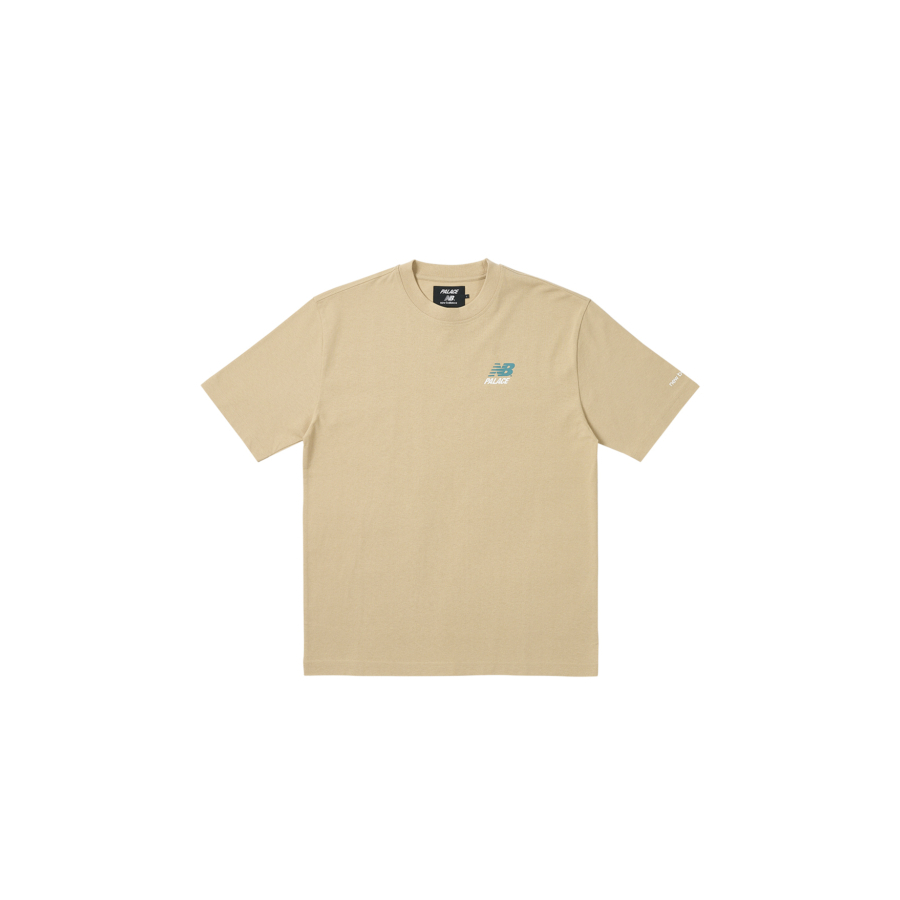 Thumbnail PALACE NEW BALANCE LOGO T-SHIRT TAN one color