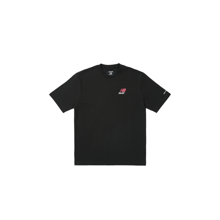 Palace New Balance Logo T-Shirt Black - Palace New Balance 2023