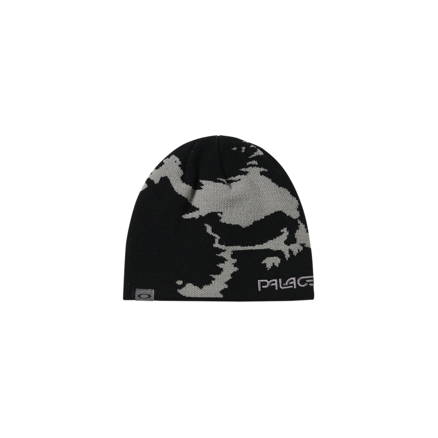 Thumbnail PALACE OAKLEY BEANIE BLACK / GREY one color