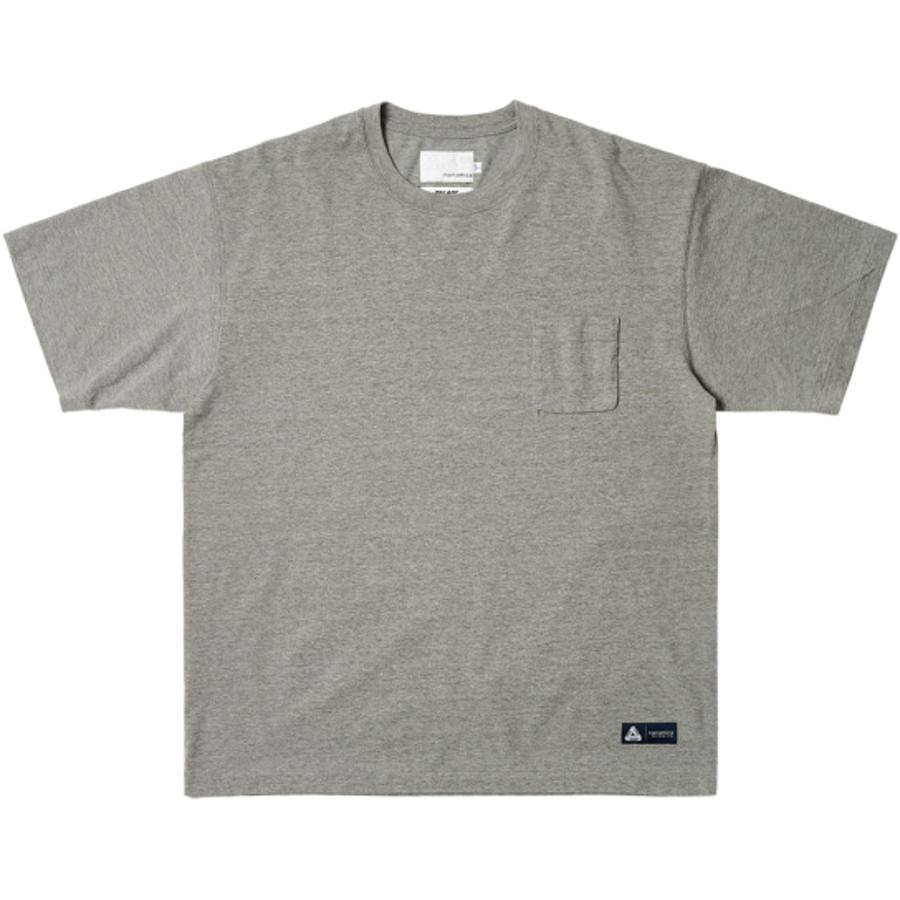 Thumbnail PALACE NANAMICA POCKET T-SHIRT HEATHER GRAY one color