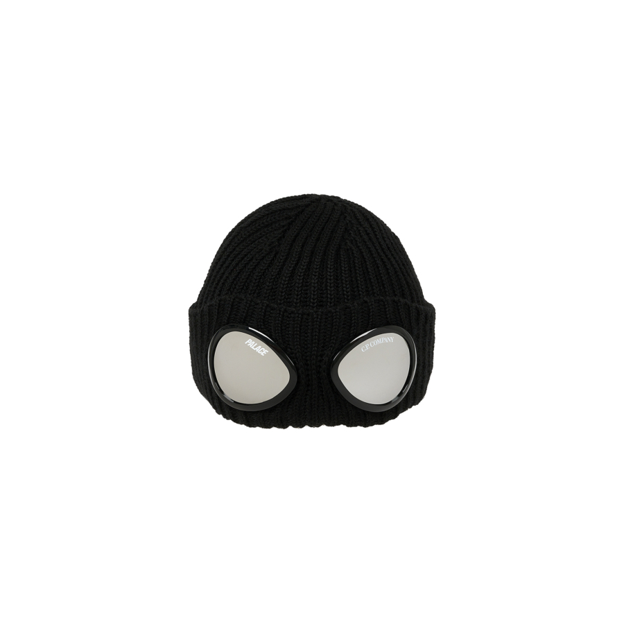 Thumbnail PALACE C.P. COMPANY PEAK GOGGLE BEANIE BLACK one color