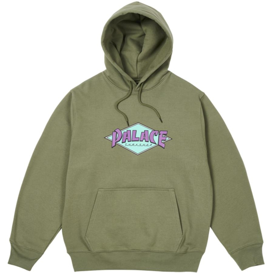 Thumbnail PALACE THRASHER HOOD OLIVE one color