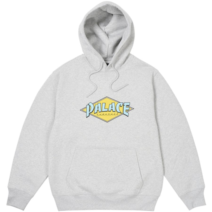 Thumbnail PALACE THRASHER HOOD GREY MARL one color