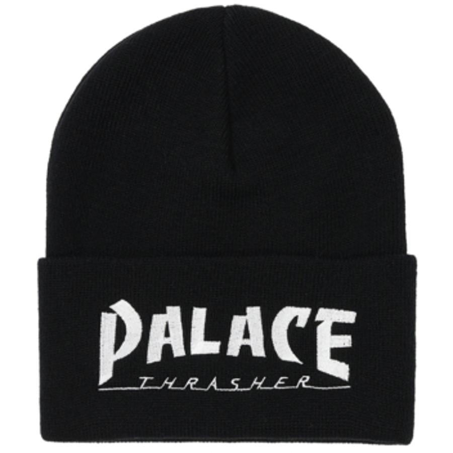 Thumbnail PALACE THRASHER BEANIE BLACK one color