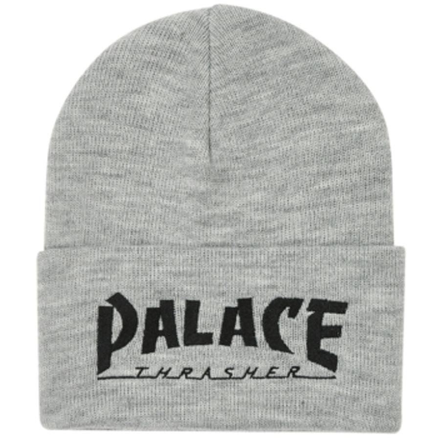 Thumbnail PALACE THRASHER BEANIE GREY MARL one color