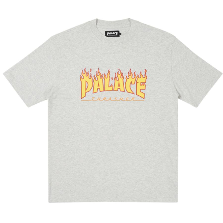 Thumbnail PALACE THRASHER T-SHIRT GREY MARL one color