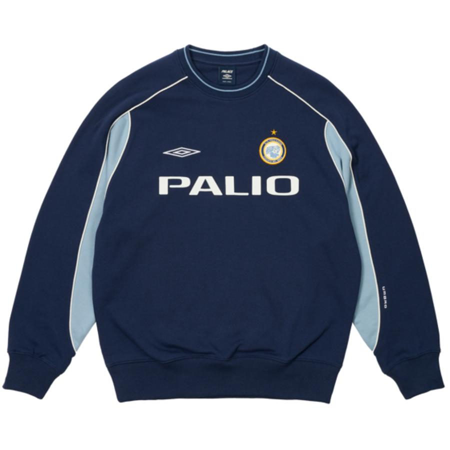 Thumbnail PALACE UMBRO WARM UP CREW BLUE one color