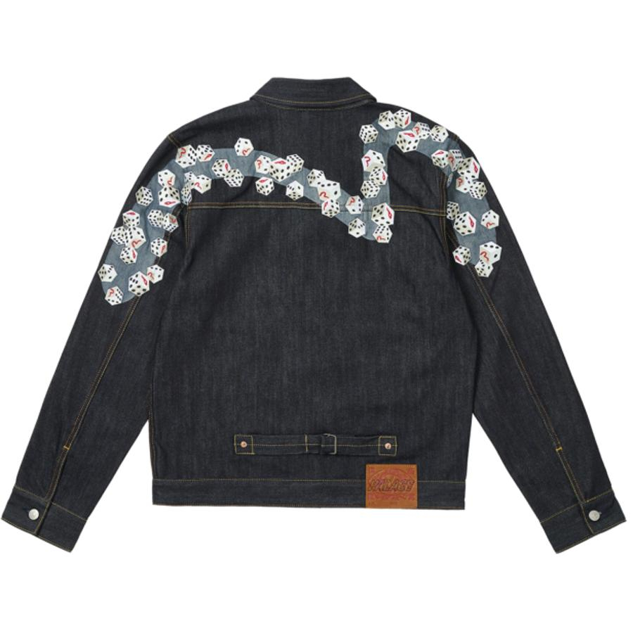 Thumbnail PALACE EVISU DICE DENIM JACKET RAW one color