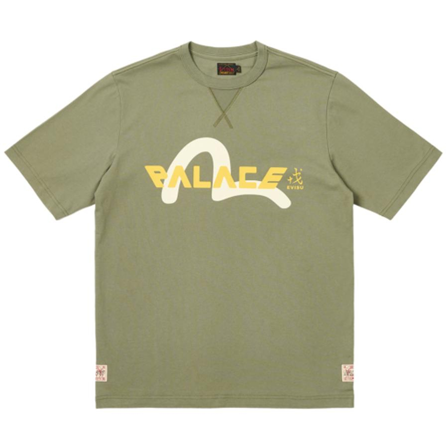 Thumbnail PALACE EVISU LOGO T-SHIRT OLIVE one color