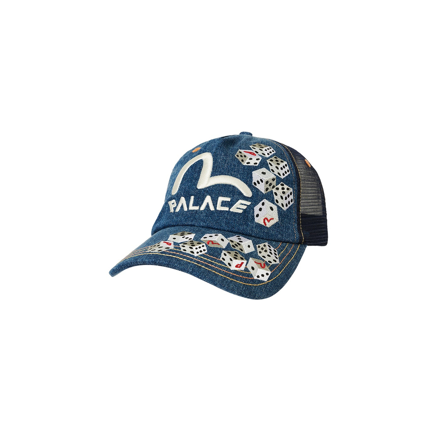 Thumbnail PALACE EVISU DICE MESH TRUCKER LIGHT WASH one color