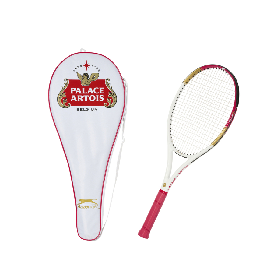 Thumbnail PALACE STELLA ARTOIS TENNIS RACQUET WITH HEAD COVER WHITE one color