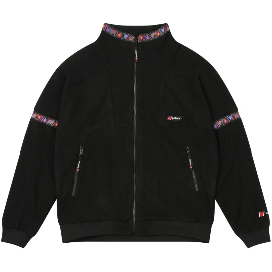 BERGHAUS FLEECE ZIP-UP JACKET BLACK one color