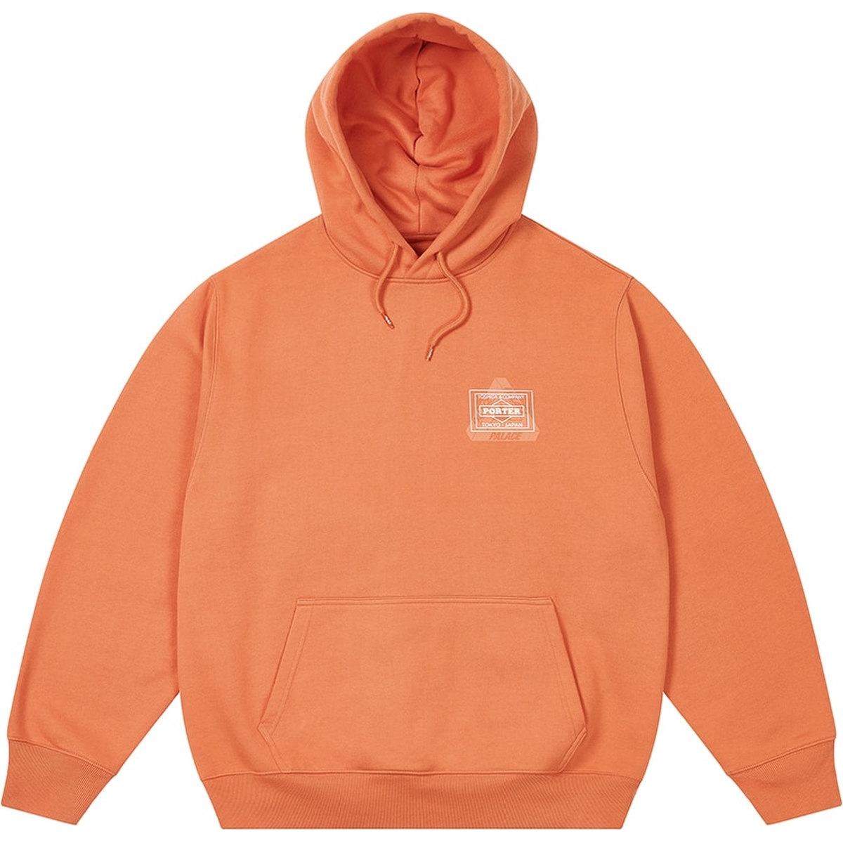 Thumbnail PALACE PORTER-YOSHIDA HOODIE ORANGE one color