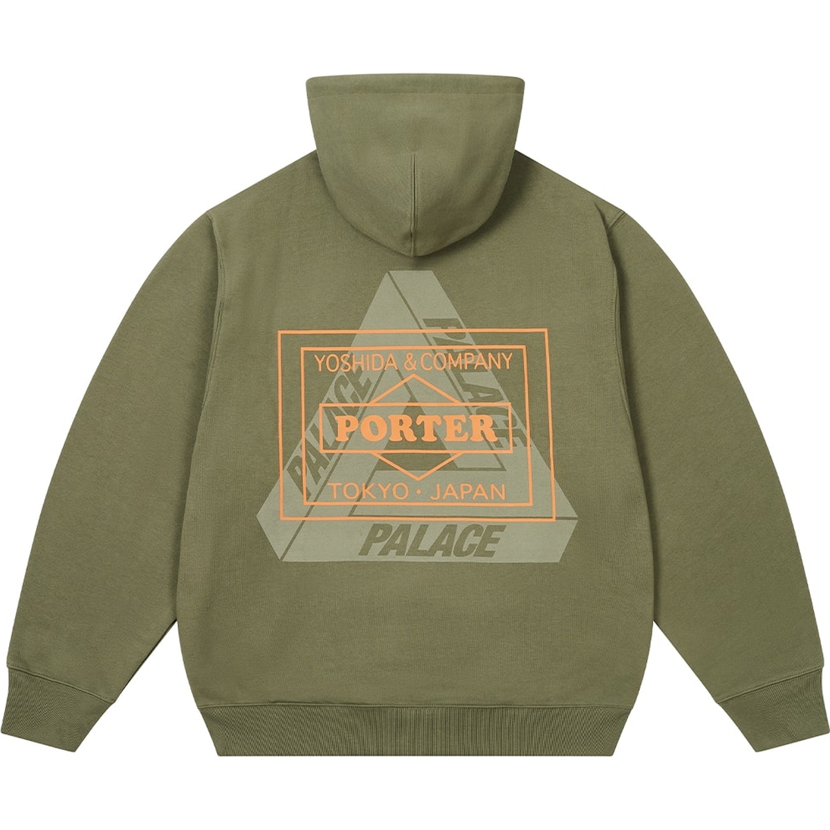 Thumbnail PALACE PORTER-YOSHIDA HOODIE OLIVE one color