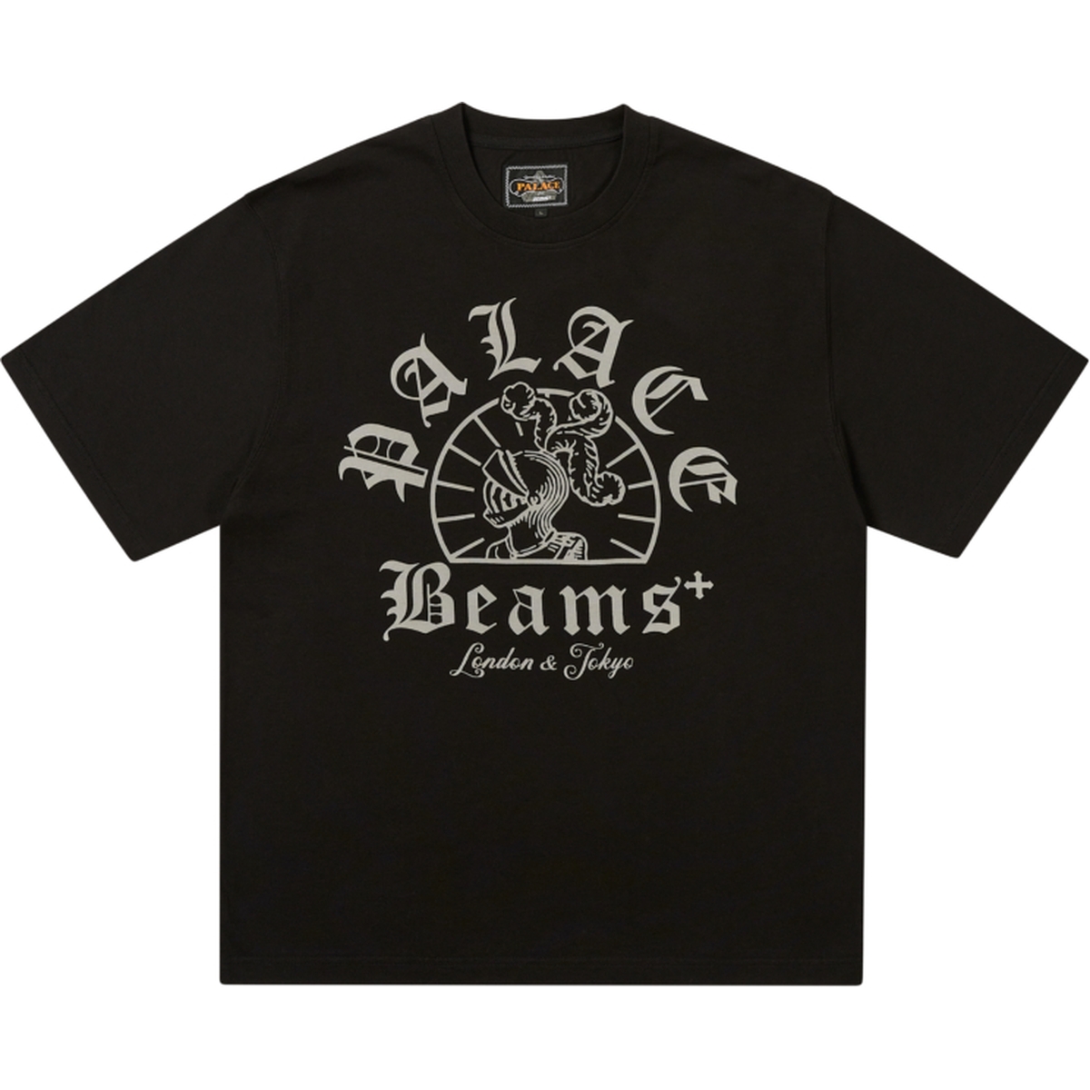 Thumbnail PALACE BEAMS PLUS GRAPHIC T-SHIRT JET BLACK one color