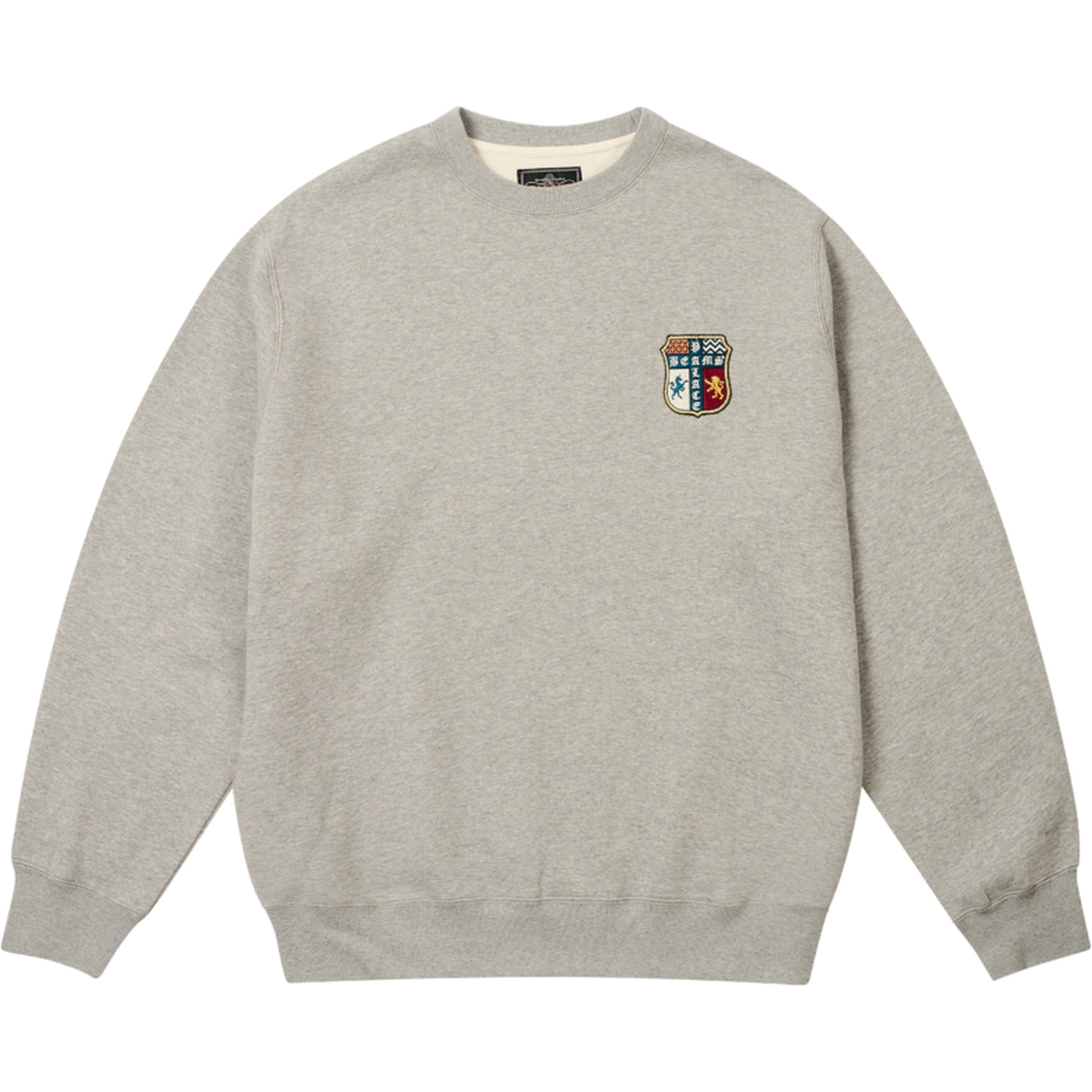 Thumbnail PALACE BEAMS PLUS GRAPHIC CREW GREY MARL one color