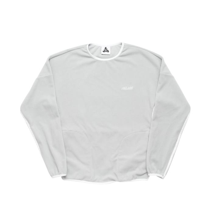 Thumbnail FLEECE CREW NECK GREY one color