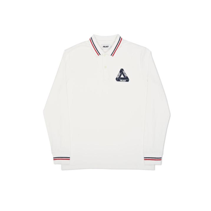 Tri Polo Longsleeve White Adidas Palace Eqt White 2016 Palace Community