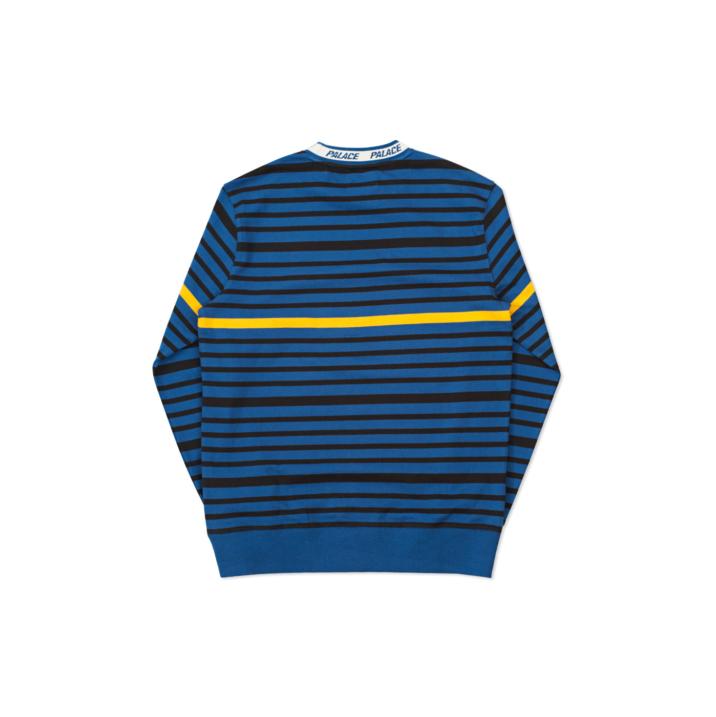 Thumbnail LOGO NECK TOP BLUE / BLACK one color