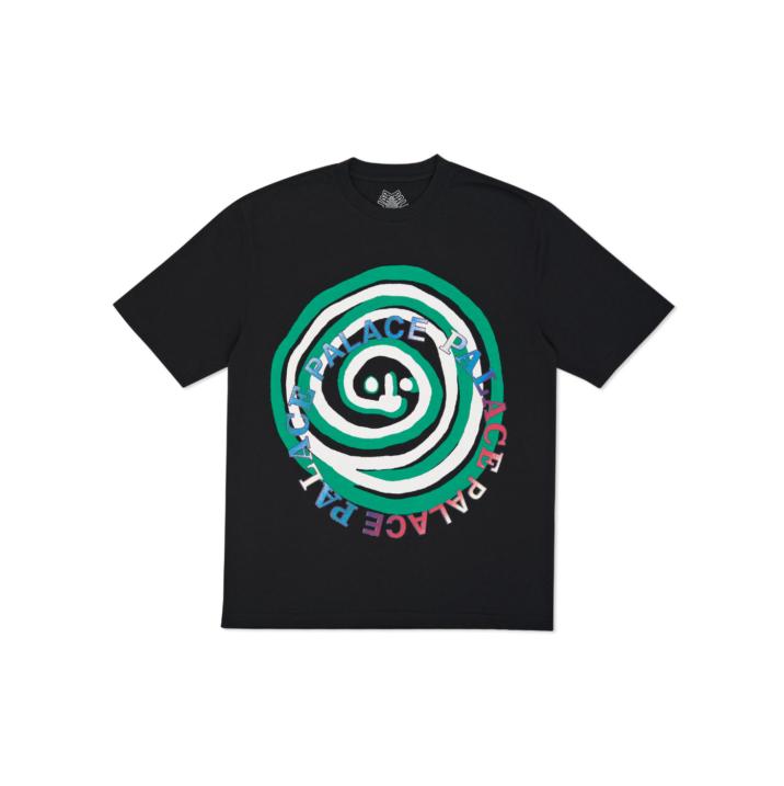 CURLY SWIRLY T-SHIRT BLACK one color