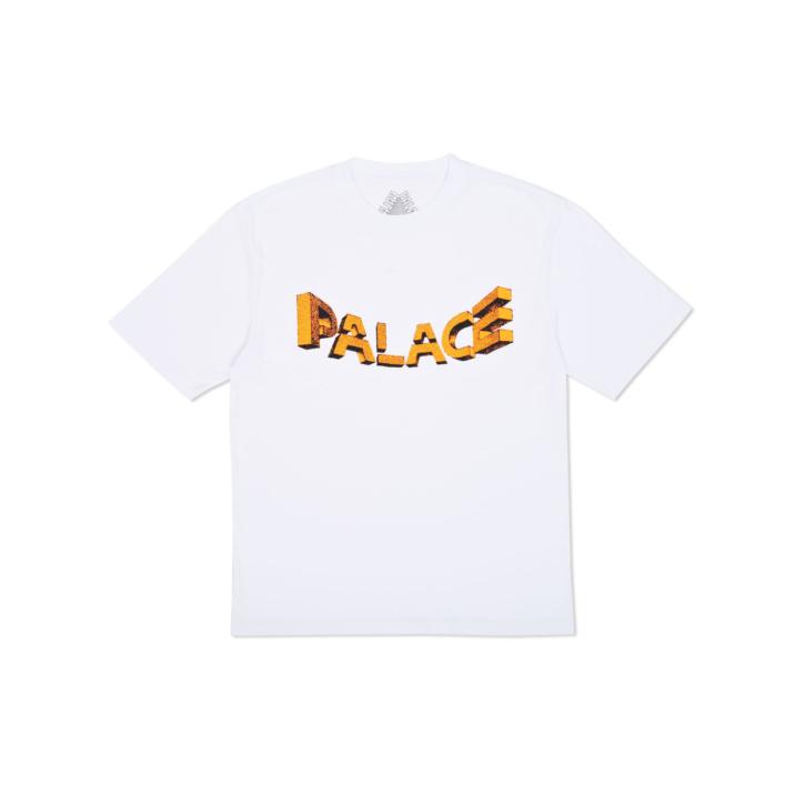 WARP FONT T-SHIRT WHITE one color