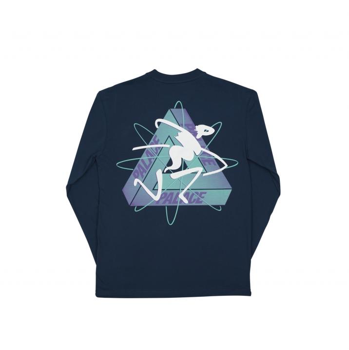 Thumbnail TRI-SPACED LONGSLEEVE NAVY one color