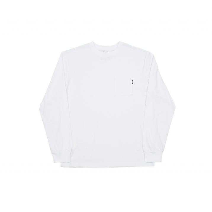 POCKET LONGSLEEVE WHITE one color