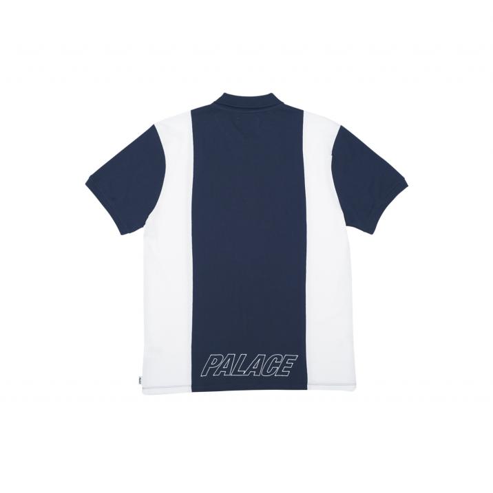 Thumbnail STRIPE PANEL POLO NAVY/WHITE one color