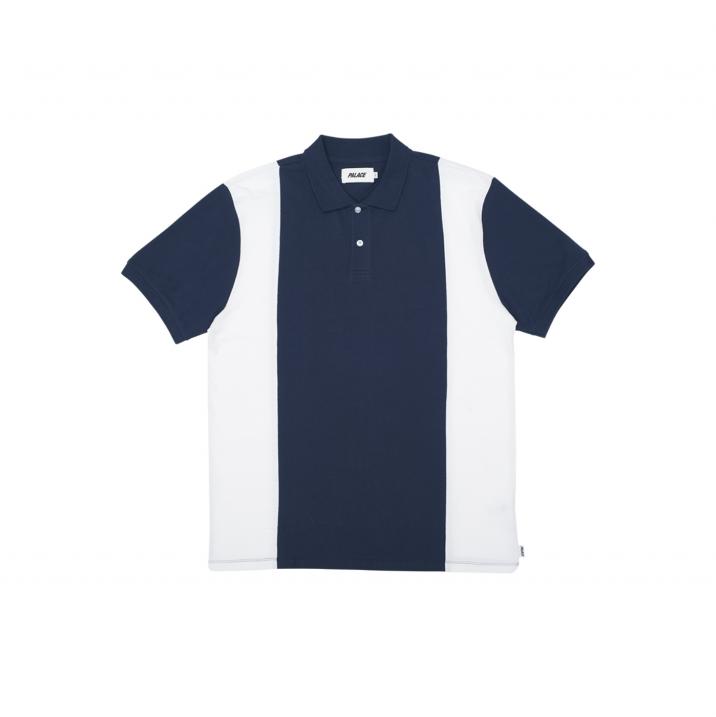 Thumbnail STRIPE PANEL POLO NAVY/WHITE one color