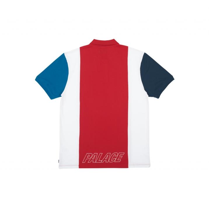 Thumbnail STRIPE PANEL POLO RED/WHITE/NAVY one color