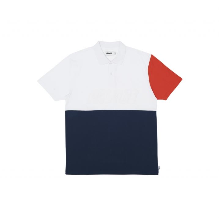 Thumbnail PIQUE POLO NAVY/ORANGE/WHITE one color