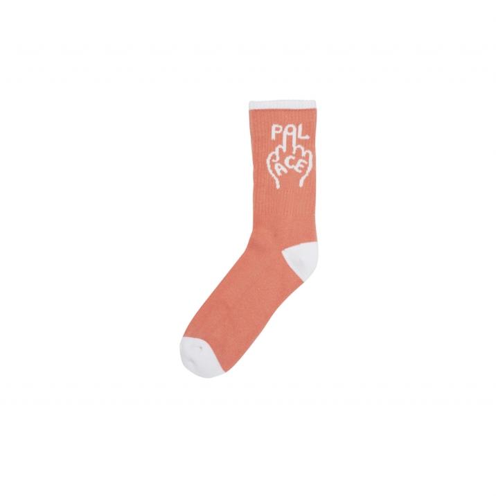 FINGER UP SOCKS PINK one color