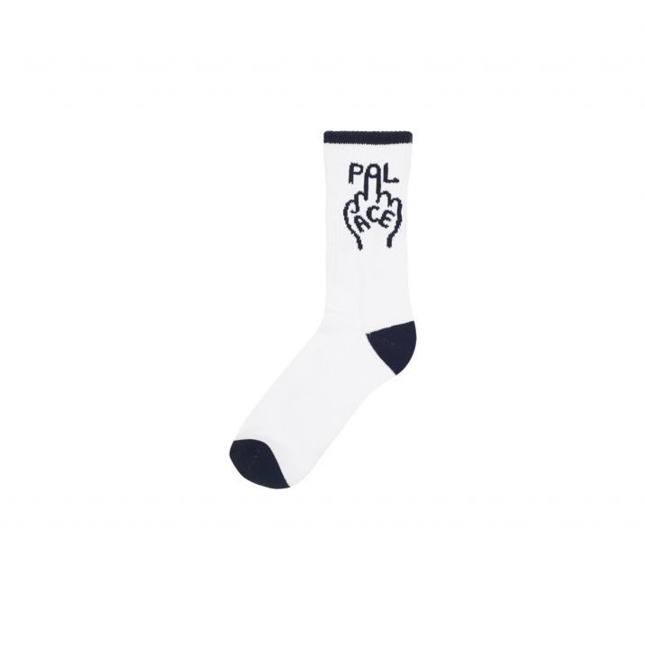 FINGER UP SOCKS WHITE one color