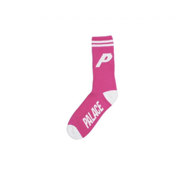 P SOCKS FLURO PINK one color