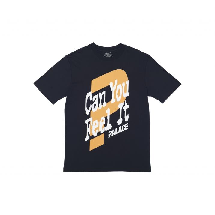 CAN YOU FEEL IT T-SHIRT BLACK one color