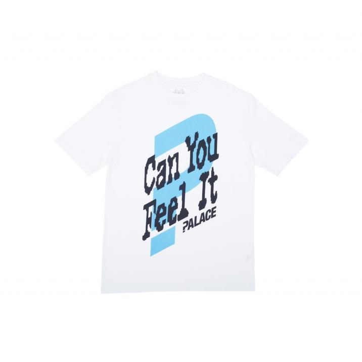 CAN YOU FEEL IT T-SHIRT WHITE one color