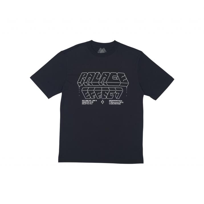 PALACE EFFECT T-SHIRT BLACK one color