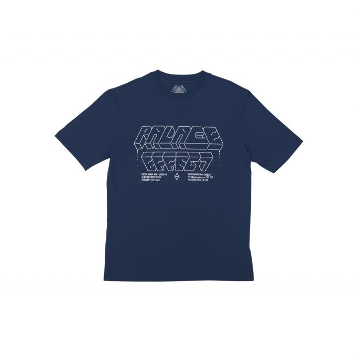 PALACE EFFECT T-SHIRT NAVY one color