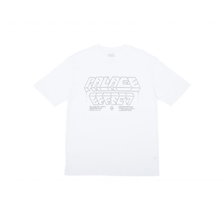 PALACE EFFECT T-SHIRT WHITE one color