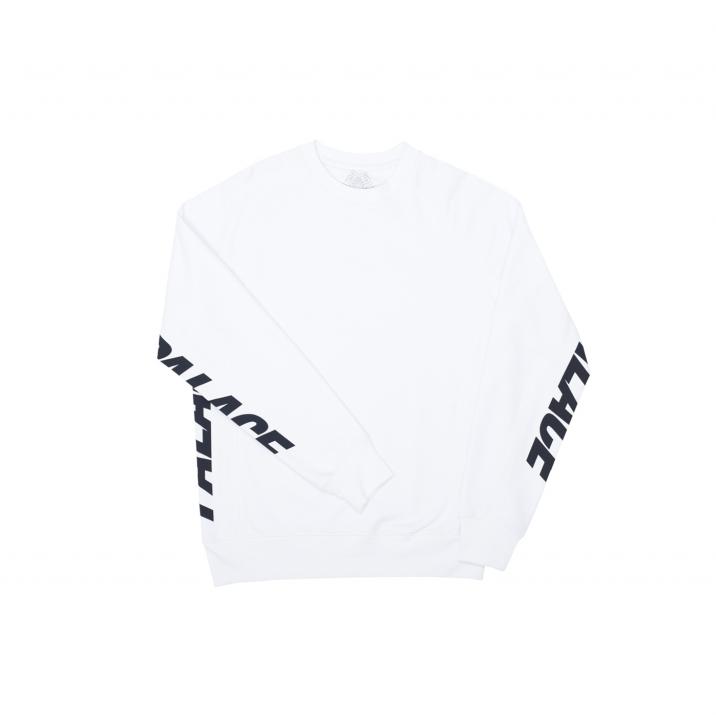 PANELED CREW WHITE one color