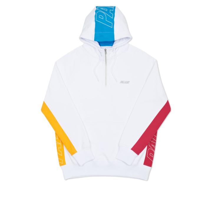 Thumbnail QUARTER ZIP HOOD WHITE one color