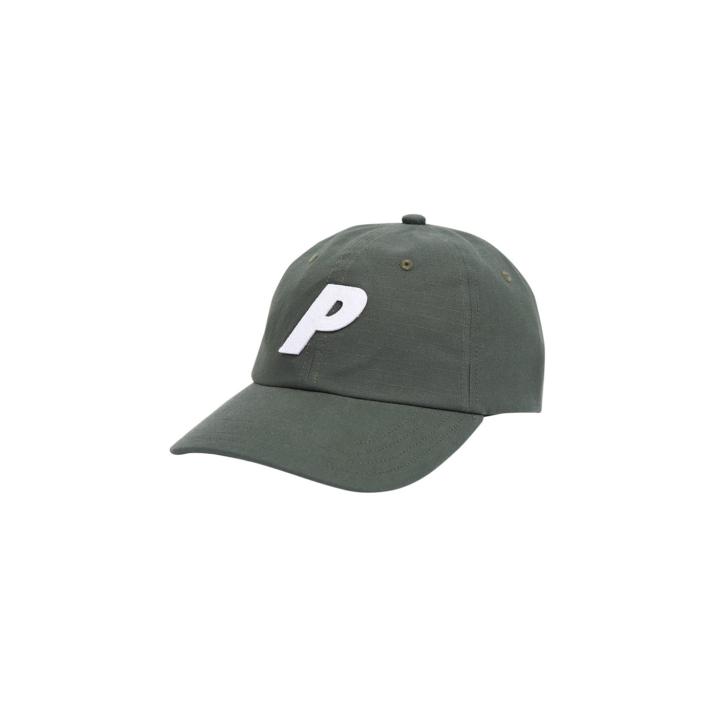 P 6-PANEL RIPSTOP OLIVE one color