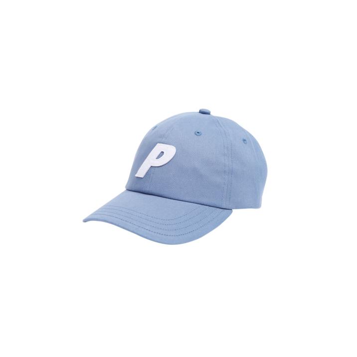 P 6-PANEL BLUE GREY one color