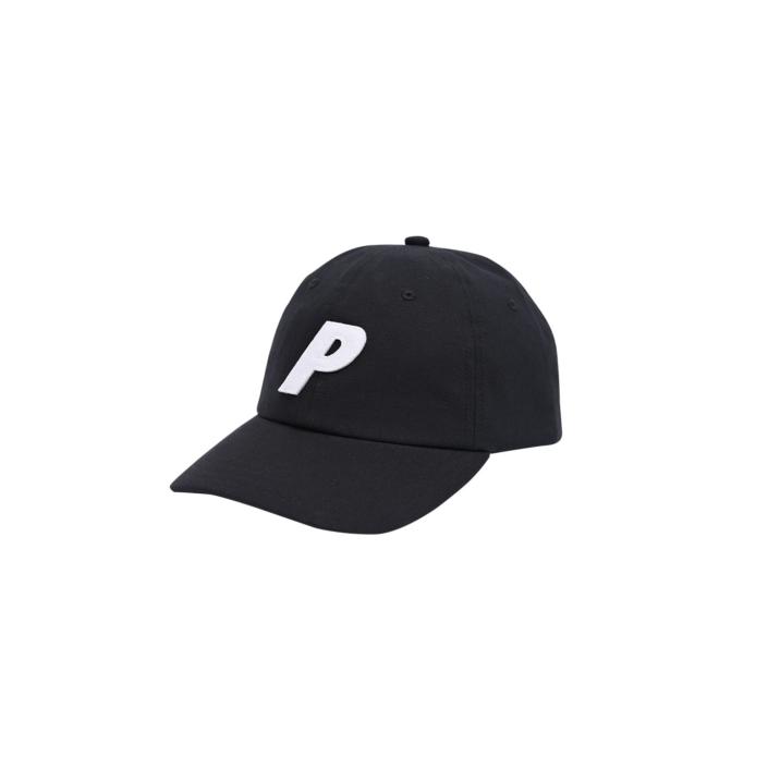 P 6-PANEL RIPSTOP BLACK one color