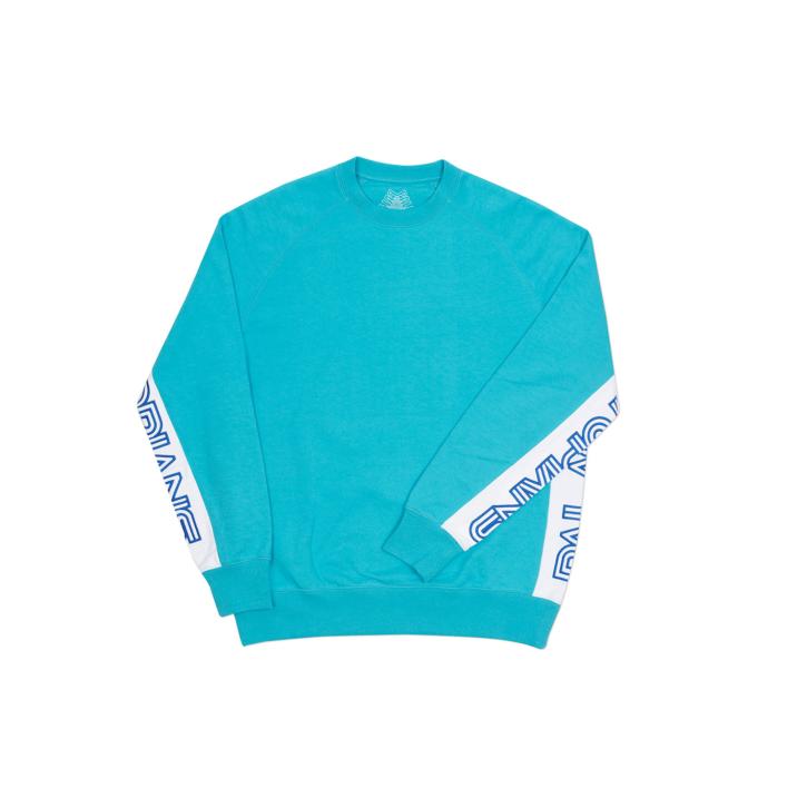 Thumbnail PALACE UTOPIANS SPORT CREW AQUA one color