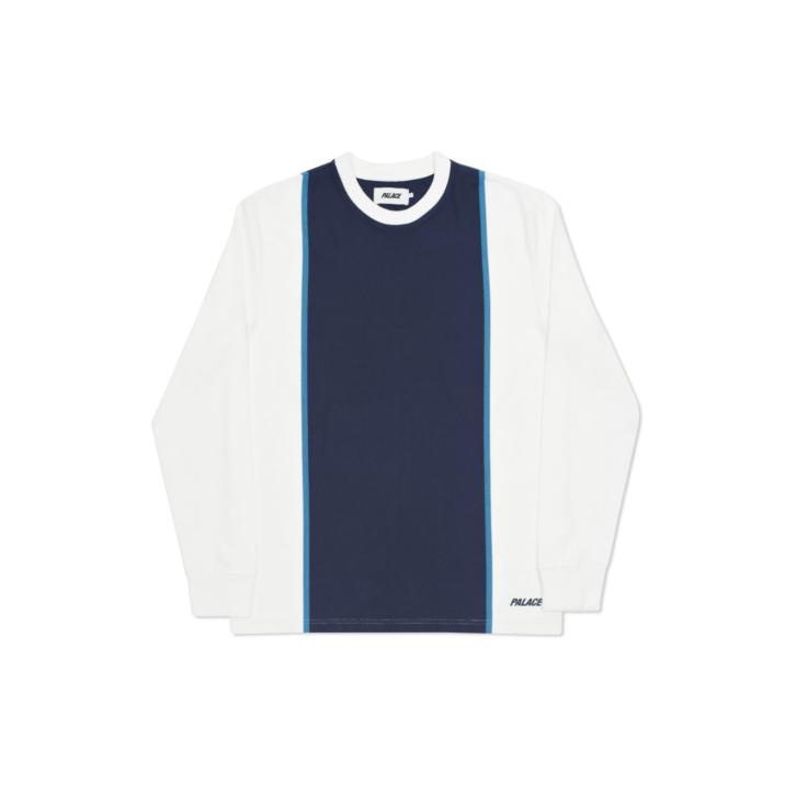 Thumbnail FAST STRIPE CREW WHITE / NAVY one color