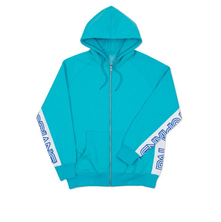 Thumbnail PALACE UTOPIANS SPORT ZIP HOOD AQUA one color